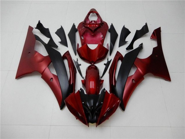 Rouge Noir Carénages Yamaha R6 08-16 Rouge Noir Carénages Yamaha R6 08-16