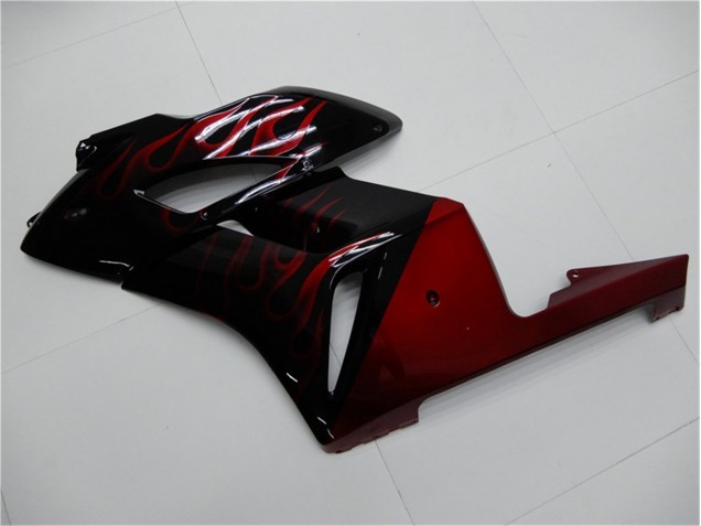Rouge Noir Carrosserie Honda CBR 1000 RR 04-05 Rouge Noir Carrosserie Honda CBR 1000 RR 04-05