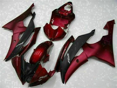 Rouge Noir Carrosserie Yamaha R6 08-16