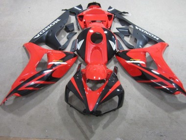 Rouge Noir Fireblade Carénage Honda CBR 1000 RR 06-07