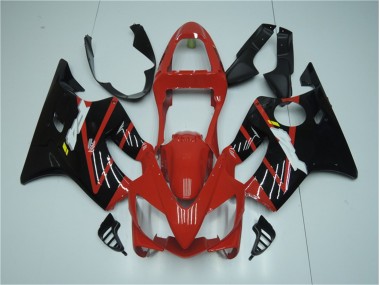 Rouge Noir Kit Carénages Complet Honda CBR 600 F4i 01-03