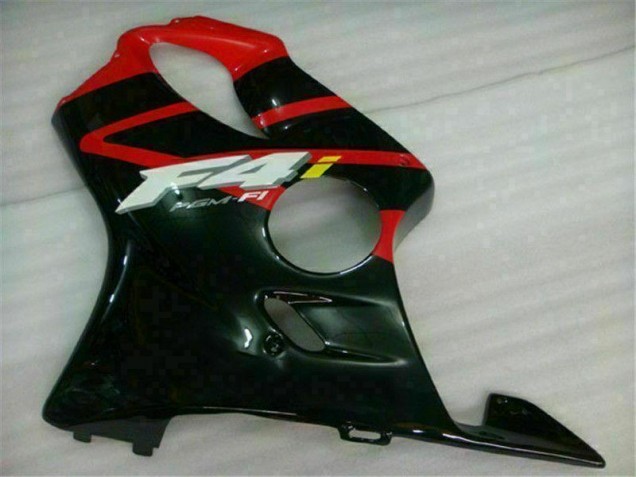 Rouge Noir Kit Carénages Complet Honda CBR 600 F4i 04-07 Rouge Noir Kit Carénages Complet Honda CBR 600 F4i 04-07