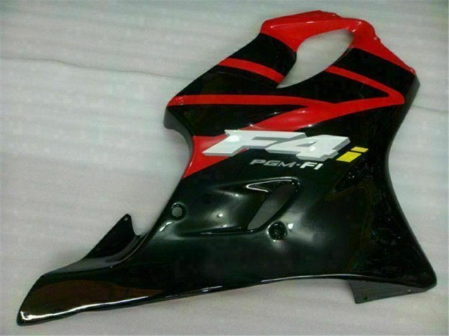 Rouge Noir Kit Carénages Complet Honda CBR 600 F4i 04-07 Rouge Noir Kit Carénages Complet Honda CBR 600 F4i 04-07