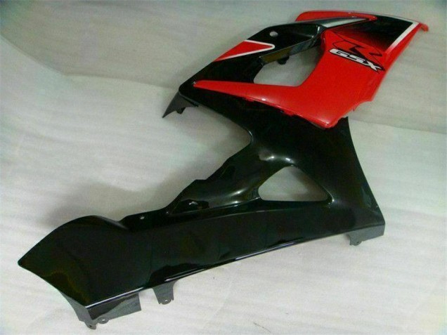 Rouge Noir Kit Carénages Complet Suzuki GSXR 1000 K5 05-06 Rouge Noir Kit Carénages Complet Suzuki GSXR 1000 K5 05-06