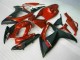 Rouge Noir Kit Carénages Complet Suzuki GSXR 600 / 750 K6 06-07 Rouge Noir Kit Carénages Complet Suzuki GSXR 600 / 750 K6 06-07