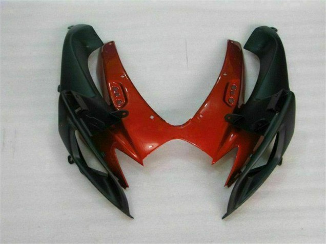Rouge Noir Kit Carénages Complet Suzuki GSXR 600 / 750 K6 06-07 Rouge Noir Kit Carénages Complet Suzuki GSXR 600 / 750 K6 06-07