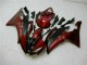 Rouge Noir Kit Carénages Complet Yamaha R6 08-16 Rouge Noir Kit Carénages Complet Yamaha R6 08-16