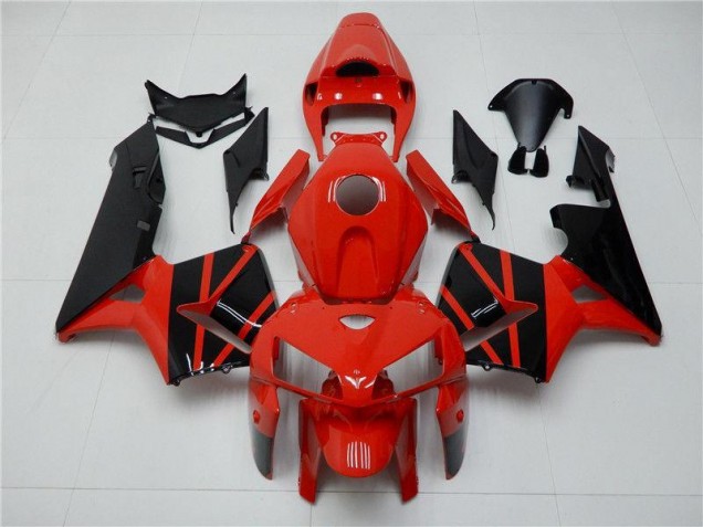 Rouge Noir Kit Carénages Honda CBR 600 RR 05-06 Rouge Noir Kit Carénages Honda CBR 600 RR 05-06