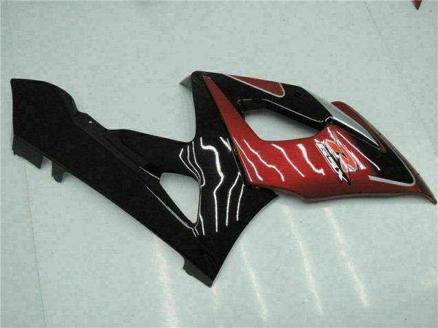 Rouge Noir Kit Carénages & Plastique Suzuki GSXR 1000 K5 05-06 Rouge Noir Kit Carénages & Plastique Suzuki GSXR 1000 K5 05-06