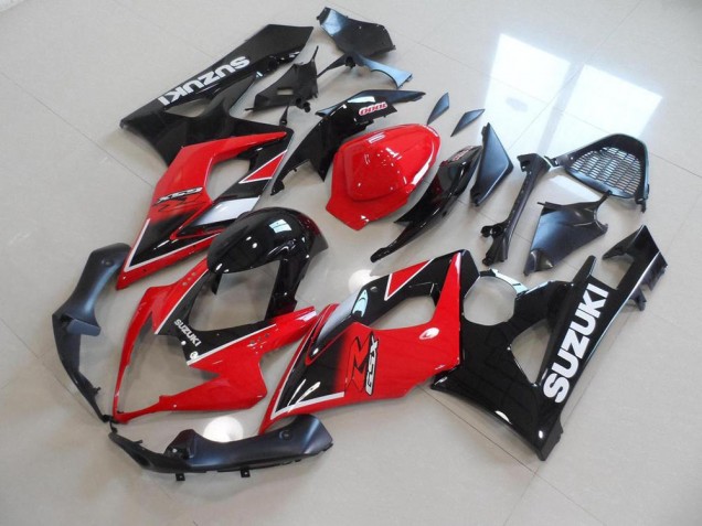 Rouge Noir Style OEM Carénage Suzuki GSXR 1000 K5 05-06 Rouge Noir Style OEM Carénage Suzuki GSXR 1000 K5 05-06