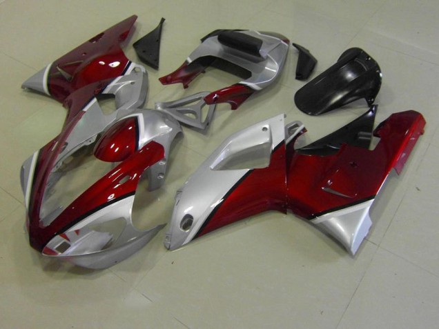 Rouge et Argent Carénage Yamaha R1 00-01 Rouge et Argent Carénage Yamaha R1 00-01