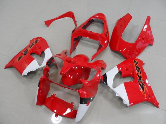 Rouge et Blanc Carénage Kawasaki ZX9R 00-01 Rouge et Blanc Carénage Kawasaki ZX9R 00-01
