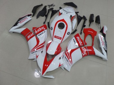 Rouge et Blanc Supreme Carénage Honda CBR 1000 RR 12-16