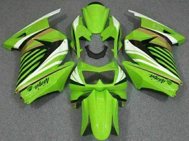Vert Blanc Noir Ninja Carénage Kawasaki EX250 08-12 Vert Blanc Noir Ninja Carénage Kawasaki EX250 08-12