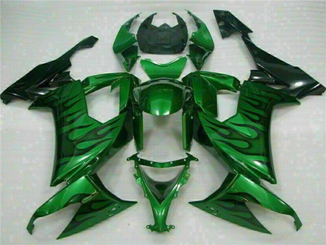 Vert Flamme Carénage Kawasaki ZX10R 08-10 Vert Flamme Carénage Kawasaki ZX10R 08-10