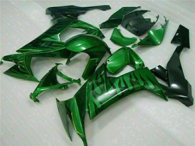 Vert Flamme Carénage Kawasaki ZX10R 08-10 Vert Flamme Carénage Kawasaki ZX10R 08-10