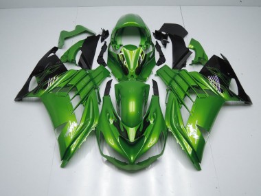 Vert Flamme Carénage Kawasaki ZX14R ZZR 1400 12-21