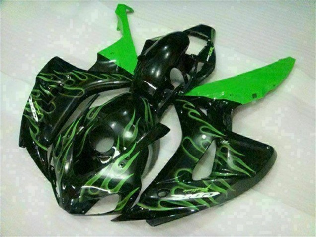 Vert Flamme Noir Carénage Honda CBR 1000 RR 06-07