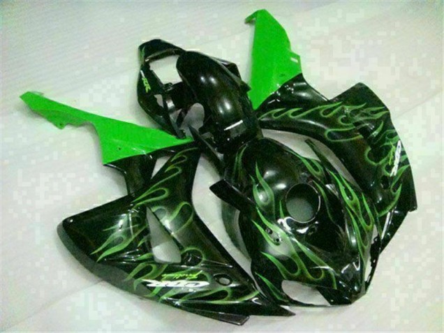 Vert Flamme Noir Carénage Honda CBR 1000 RR 06-07