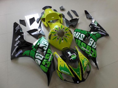 Vert Jaune Rossi Carénage Honda CBR 1000 RR 06-07