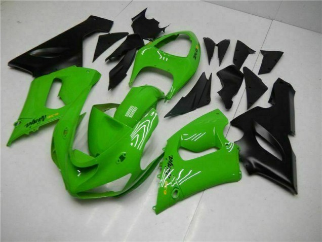 Vert Kit Carénages Kawasaki ZX6R 05-06 Vert Kit Carénages Kawasaki ZX6R 05-06