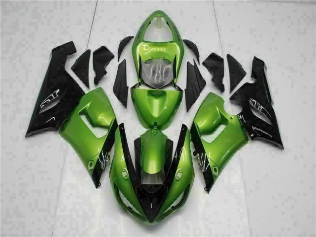 Vert Kit Carénages & Plastique Kawasaki ZX6R 05-06 Vert Kit Carénages & Plastique Kawasaki ZX6R 05-06