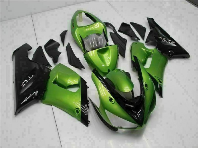 Vert Kit Carénages & Plastique Kawasaki ZX6R 05-06 Vert Kit Carénages & Plastique Kawasaki ZX6R 05-06