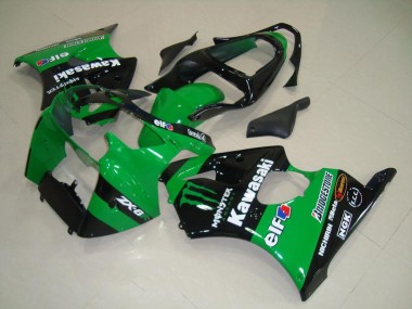 Vert Monster Carénage Kawasaki ZX6R 00-02