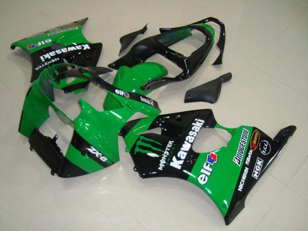 Vert Monster Carénage Kawasaki ZX6R 00-02 Vert Monster Carénage Kawasaki ZX6R 00-02