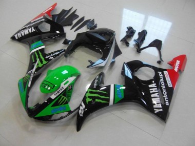 Vert Monster Carénage Yamaha R6 03-05