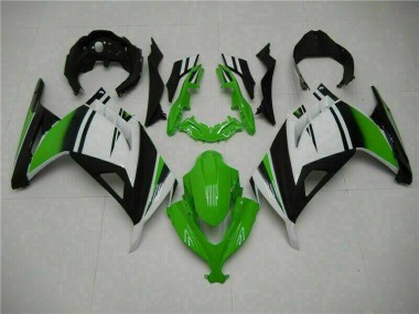 Vert Noir Argent Carénage Kawasaki EX300 13-16
