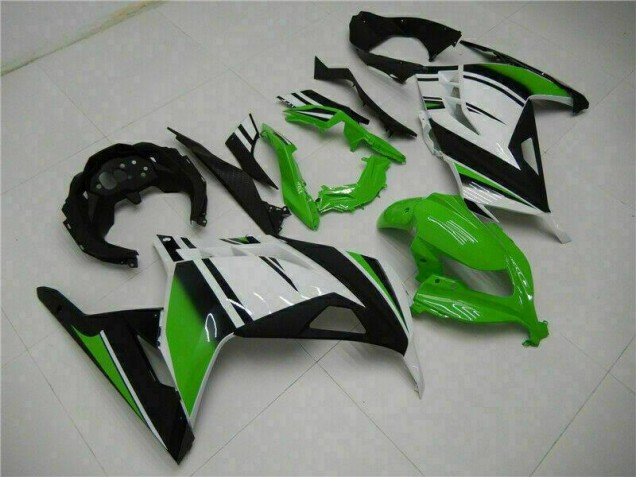 Vert Noir Argent Carénage Kawasaki EX300 13-16 Vert Noir Argent Carénage Kawasaki EX300 13-16