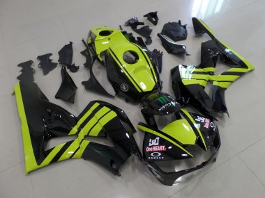 Vert Noir Carénage Honda CBR 600 RR 13-21