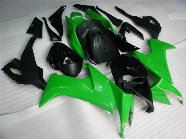 Vert Noir Carénage Kawasaki ZX10R 08-10 Vert Noir Carénage Kawasaki ZX10R 08-10