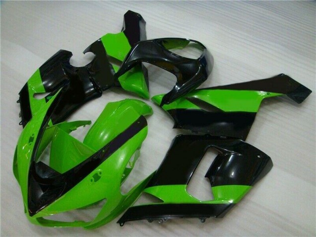 Vert Noir Carénage Kawasaki ZX6R 05-06 Vert Noir Carénage Kawasaki ZX6R 05-06