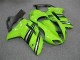 Vert Noir Carénage Kawasaki ZX6R 07-08 Vert Noir Carénage Kawasaki ZX6R 07-08