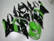Vert Noir Carénage Kawasaki ZX6R 13-18 Vert Noir Carénage Kawasaki ZX6R 13-18