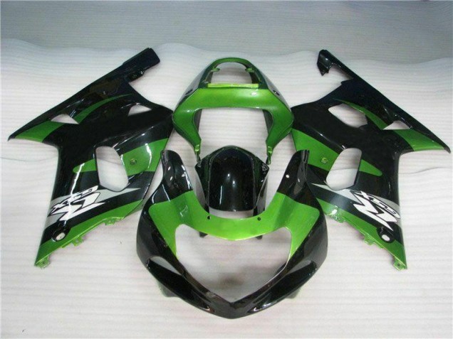 Vert Noir Carénage Suzuki GSXR 600 / 750 K1 K2 K3 01-03 Vert Noir Carénage Suzuki GSXR 600 / 750 K1 K2 K3 01-03