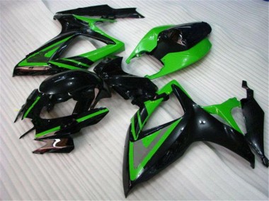 Vert Noir Carénage Suzuki GSXR 600 / 750 K6 06-07