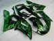 Vert Noir Carénage Yamaha R6 98-02 Vert Noir Carénage Yamaha R6 98-02