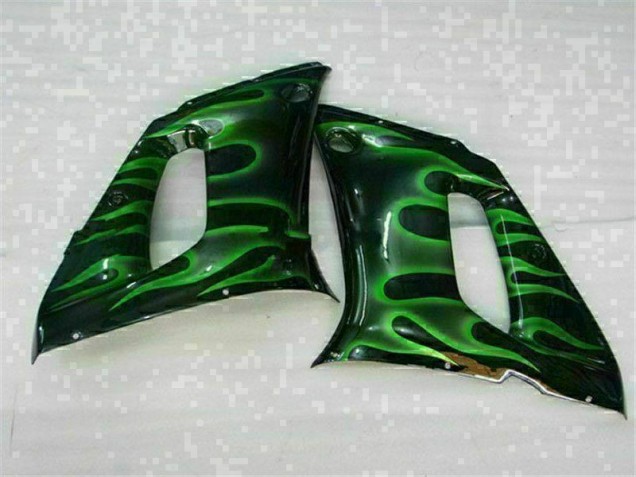 Vert Noir Carénage Yamaha R6 98-02 Vert Noir Carénage Yamaha R6 98-02