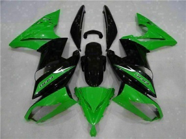 Vert Noir Carénages Kawasaki EX650 06-08