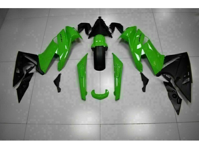 Vert Noir Carénages Kawasaki EX650 09-11 Vert Noir Carénages Kawasaki EX650 09-11