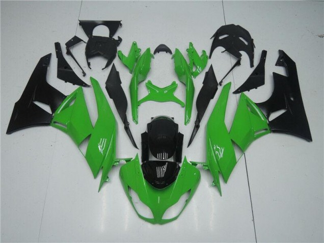 Vert Noir Carrosserie Kawasaki ZX6R 09-12 Vert Noir Carrosserie Kawasaki ZX6R 09-12