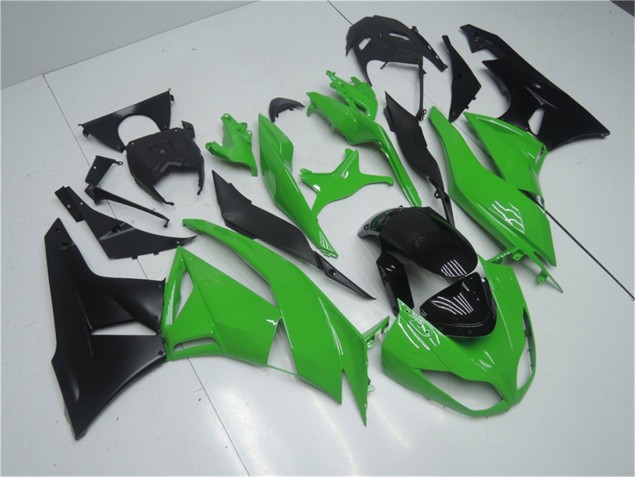 Vert Noir Carrosserie Kawasaki ZX6R 09-12 Vert Noir Carrosserie Kawasaki ZX6R 09-12