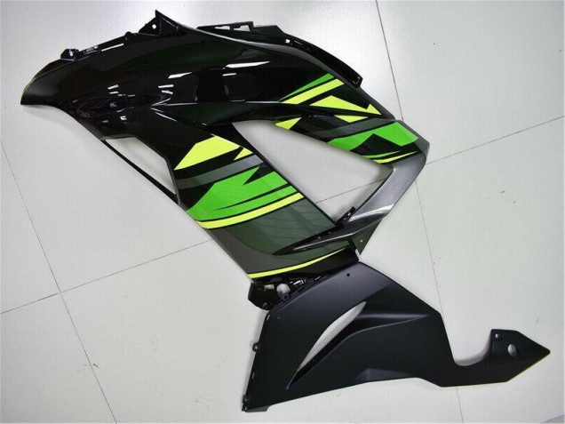 Vert Noir Carrosserie Kawasaki ZX6R 13-18 Vert Noir Carrosserie Kawasaki ZX6R 13-18