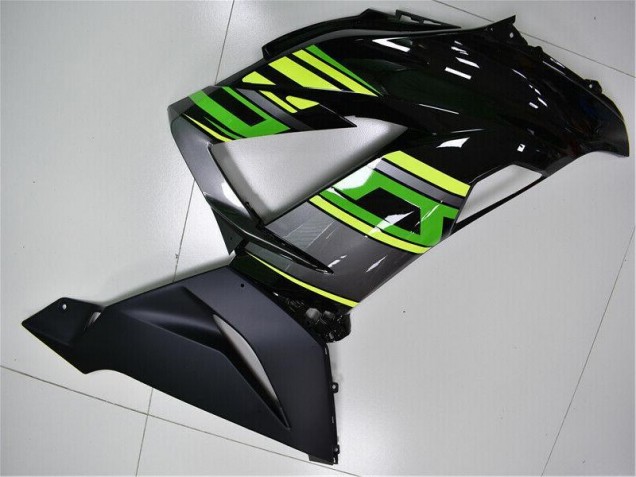 Vert Noir Carrosserie Kawasaki ZX6R 13-18 Vert Noir Carrosserie Kawasaki ZX6R 13-18
