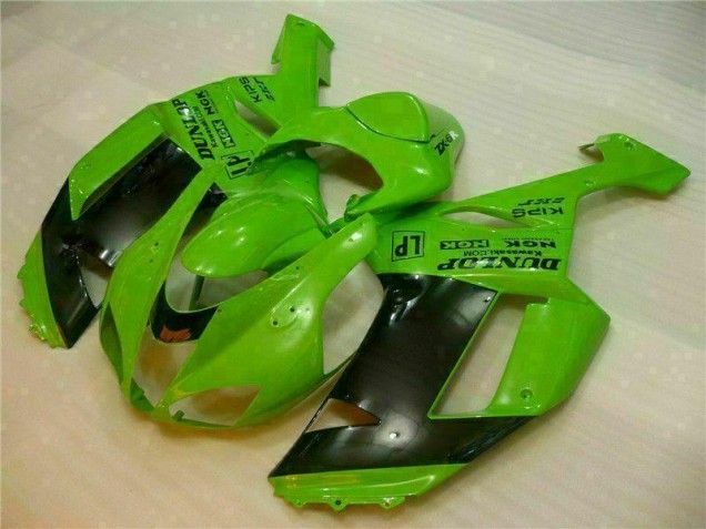 Vert Noir Dunlop Carénage Kawasaki ZX6R 07-08 Vert Noir Dunlop Carénage Kawasaki ZX6R 07-08