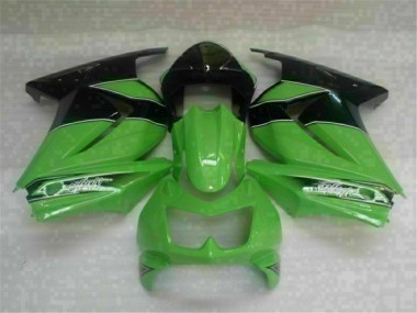 Vert Noir Kit Carénages Complet Kawasaki EX250 08-12