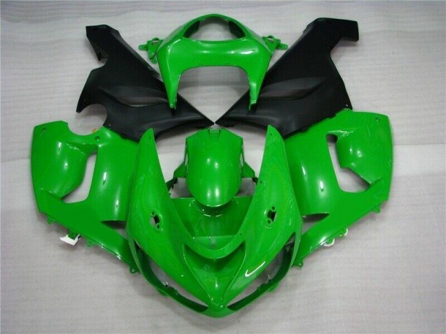 Vert Noir Mat Carénage Kawasaki ZX6R 05-06 Vert Noir Mat Carénage Kawasaki ZX6R 05-06